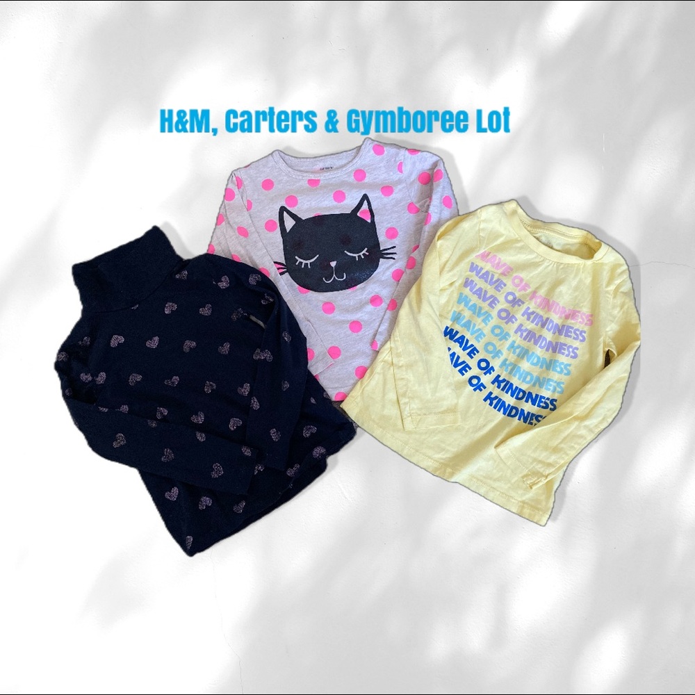Lot of H&M, Gymboree and Carter’s Long Sleeve Tops